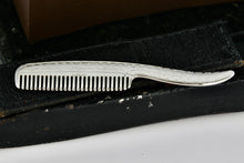 Load image into Gallery viewer, Sterling Silver Mini Comb Brush w/ Leather Case
