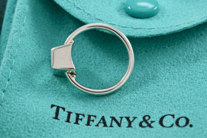 Tiffany & Co. Silver Frank Gehry Torque Bead Rotating Ring