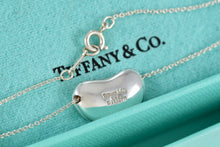Load image into Gallery viewer, Tiffany &amp; Co. Elsa Peretti Silver Large Bean 18mm Pendant Necklace
