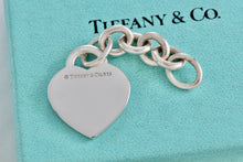 Load image into Gallery viewer, Return To Tiffany &amp; Co. Silver Dangle Standard Replacement Heart Charm Extension
