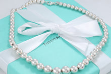 Load image into Gallery viewer, Tiffany &amp; Co. Hardwear Silver Graduated Ball Beaded 16&quot; Necklace
